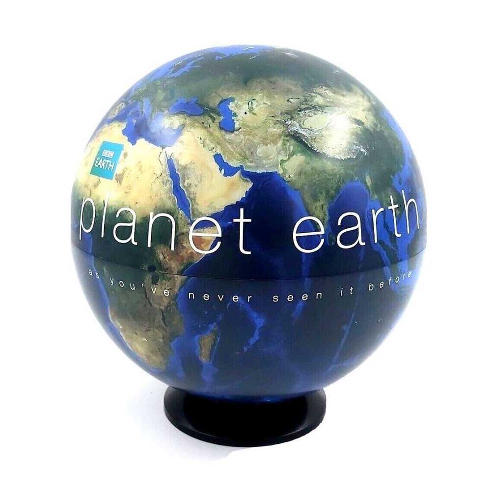BBC Planet Earth 6 DVD Set 8 inch Storage Globe Limited Edition 16025 of 50000